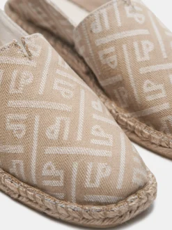 MULHER LION OF PORCHES Sapatos^Alpercatas denim com monograma