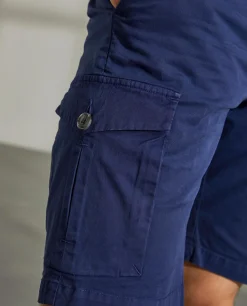 LION OF PORCHES Calções^Bermudas de algodão stretch com bolsos laterais
