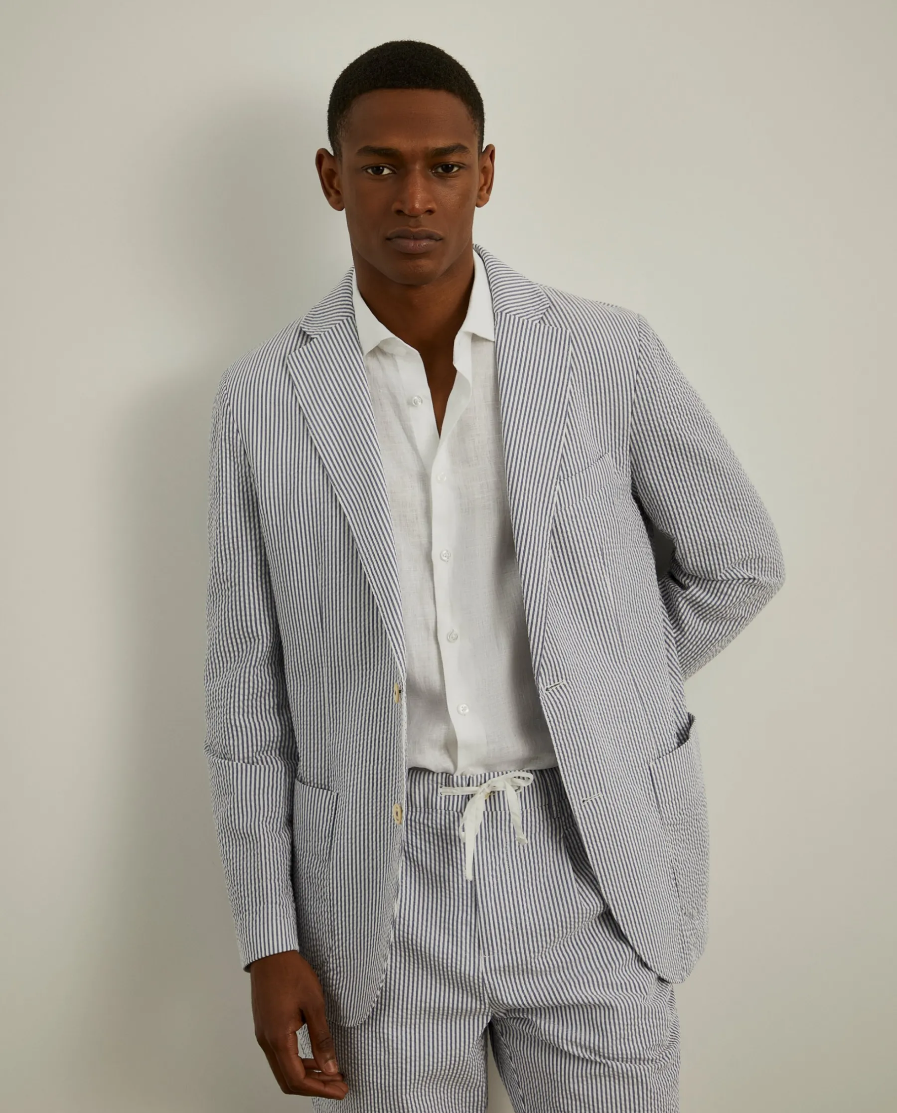 LION OF PORCHES Blazers^Blazer de riscas slim fit