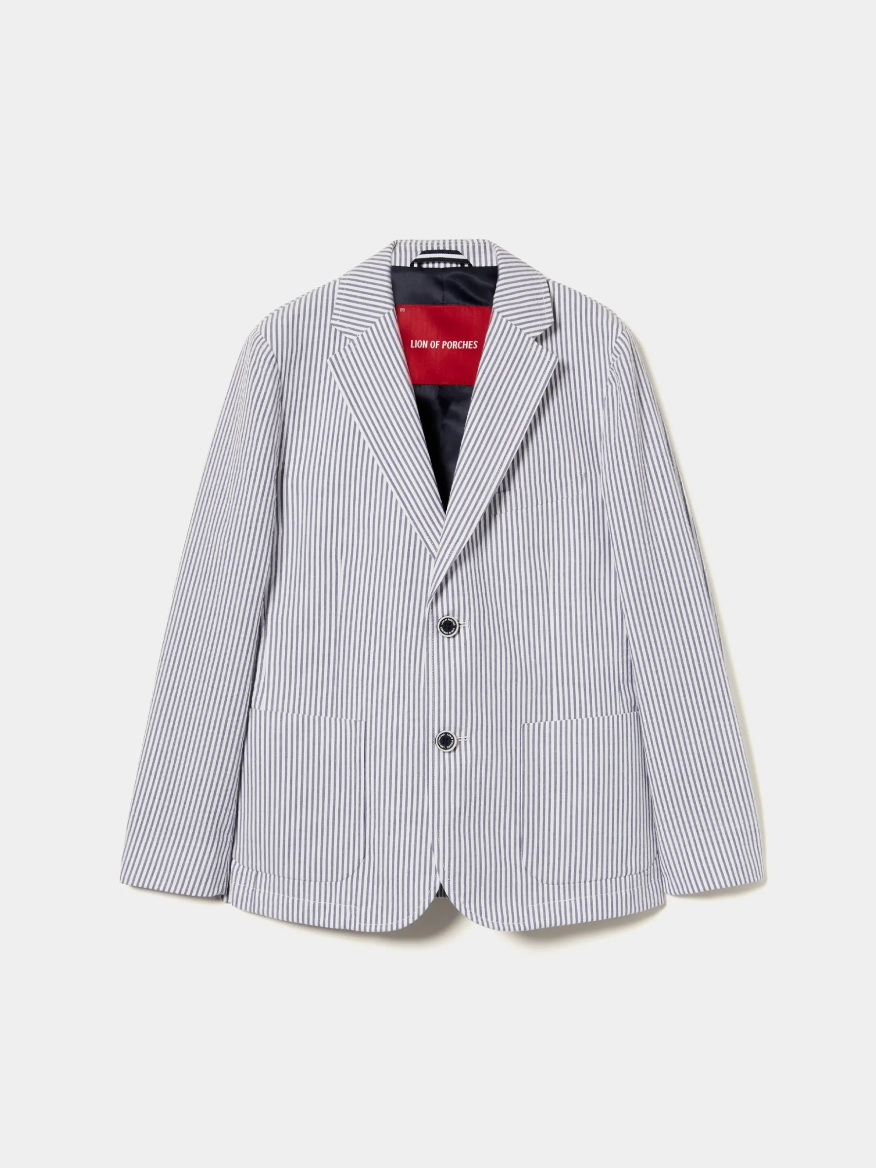 LION OF PORCHES Blazers^Blazer às riscas de popelina
