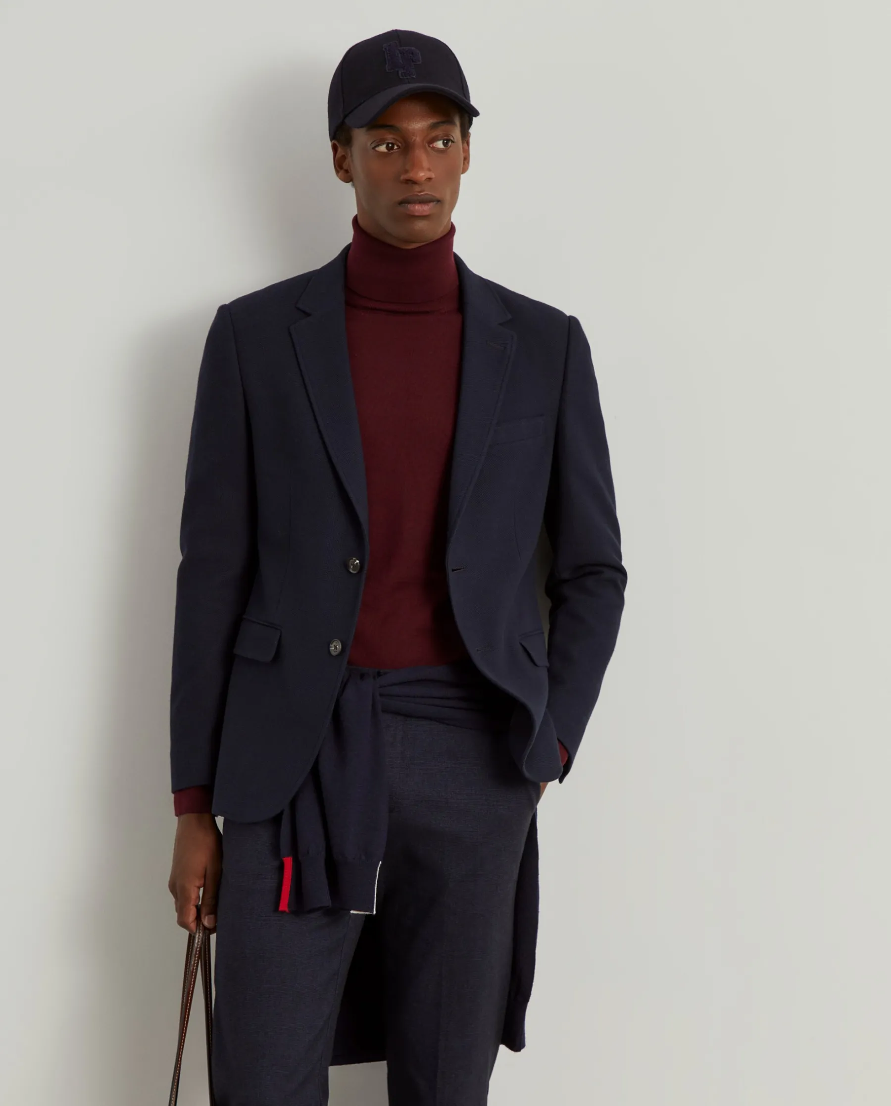 LION OF PORCHES Blazers^Blazer slim fit em algodão e lã