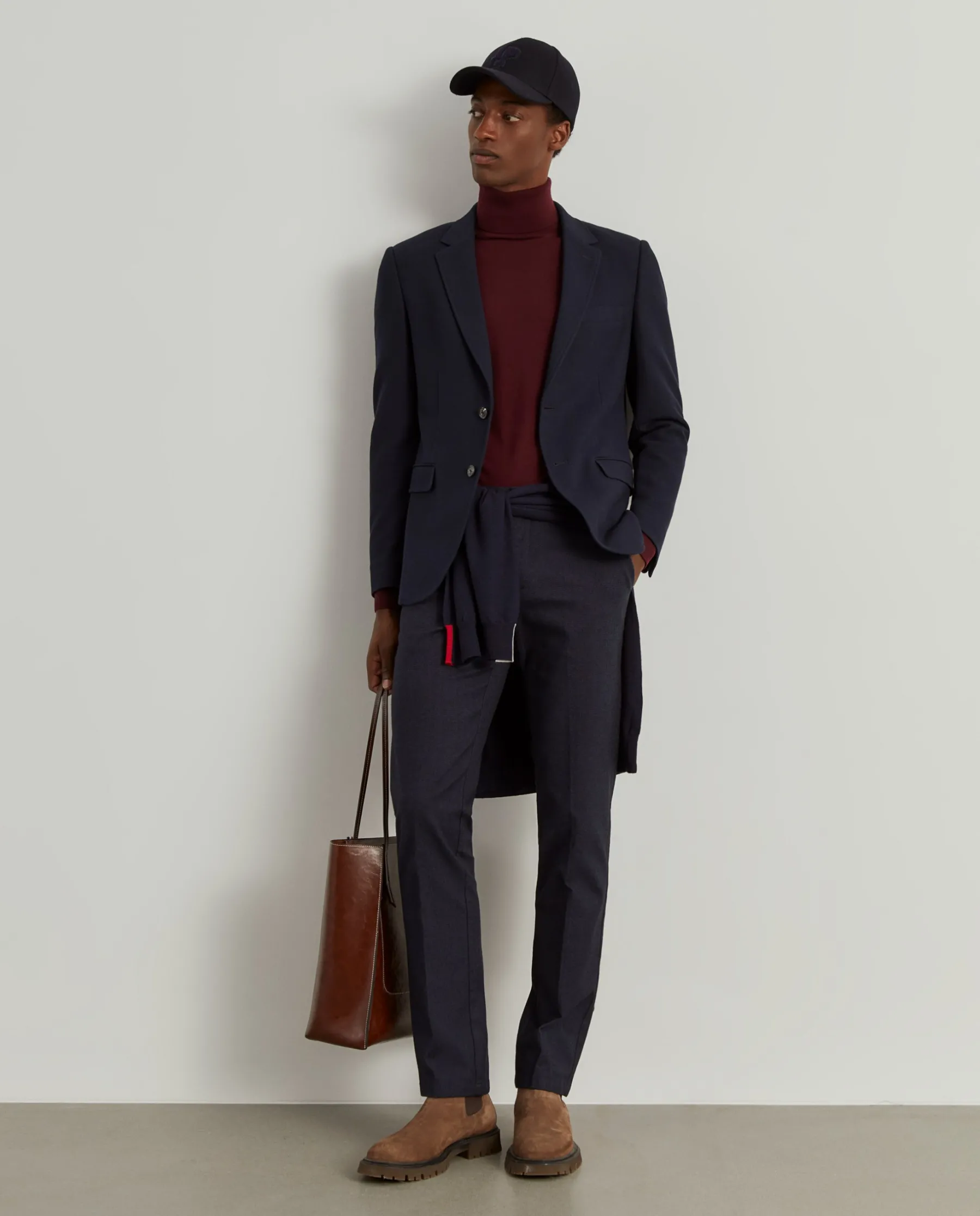 LION OF PORCHES Blazers^Blazer slim fit em algodão e lã
