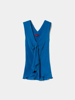 MULHER LION OF PORCHES Blusas^Blusa fluida sem mangas