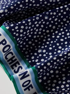 MULHER LION OF PORCHES Blusas^Blusa polka dots de manga curta