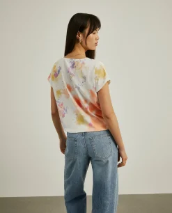 MULHER LION OF PORCHES Blusas^Blusa tie-dye com decote em V