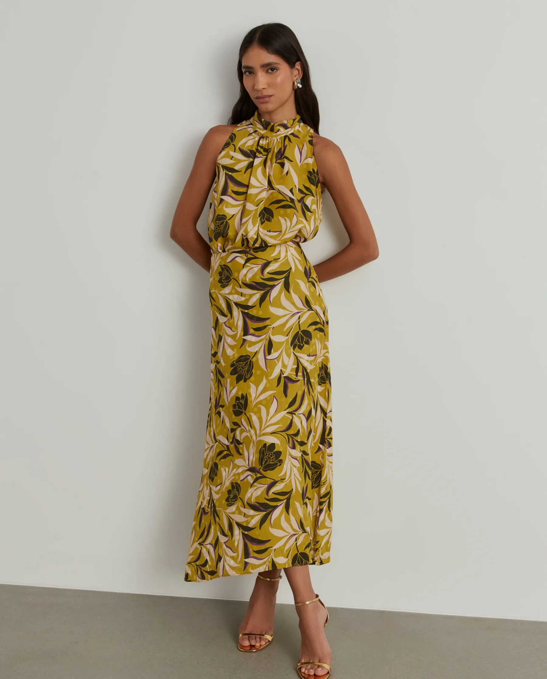 MULHER LION OF PORCHES Blusas^Blusa tropical sem mangas
