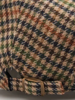 LION OF PORCHES Bonés / Gorros^Boina tartan mistura de lã