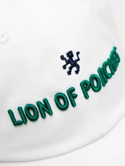 LION OF PORCHES Bonés / Gorros^Boné com logotipo em contraste