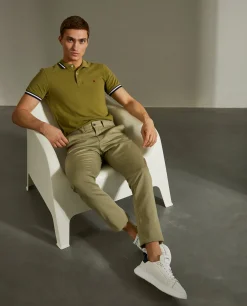 LION OF PORCHES Calças^Calças chino slim fit