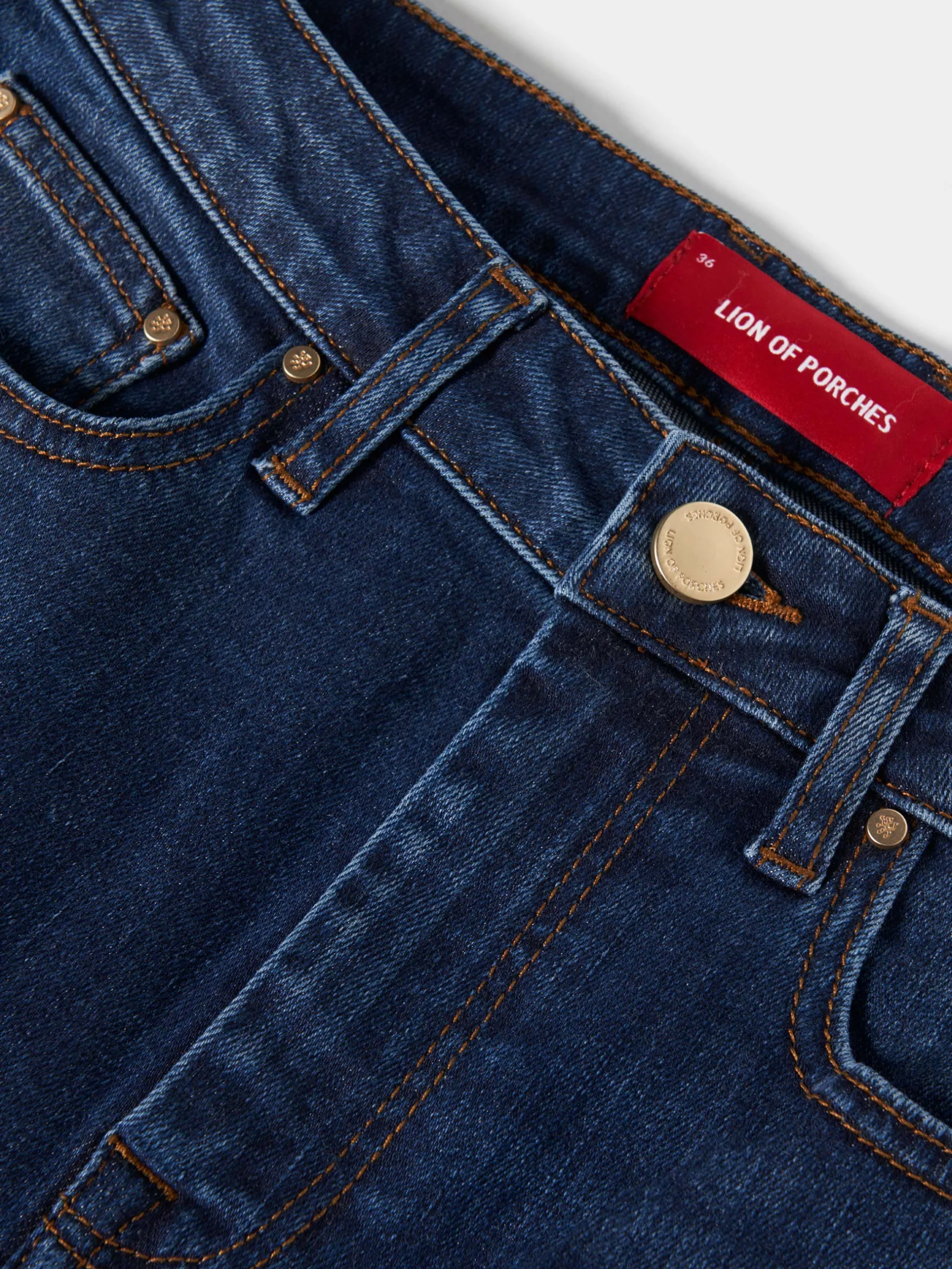 MULHER LION OF PORCHES Calças^Calças denim flare