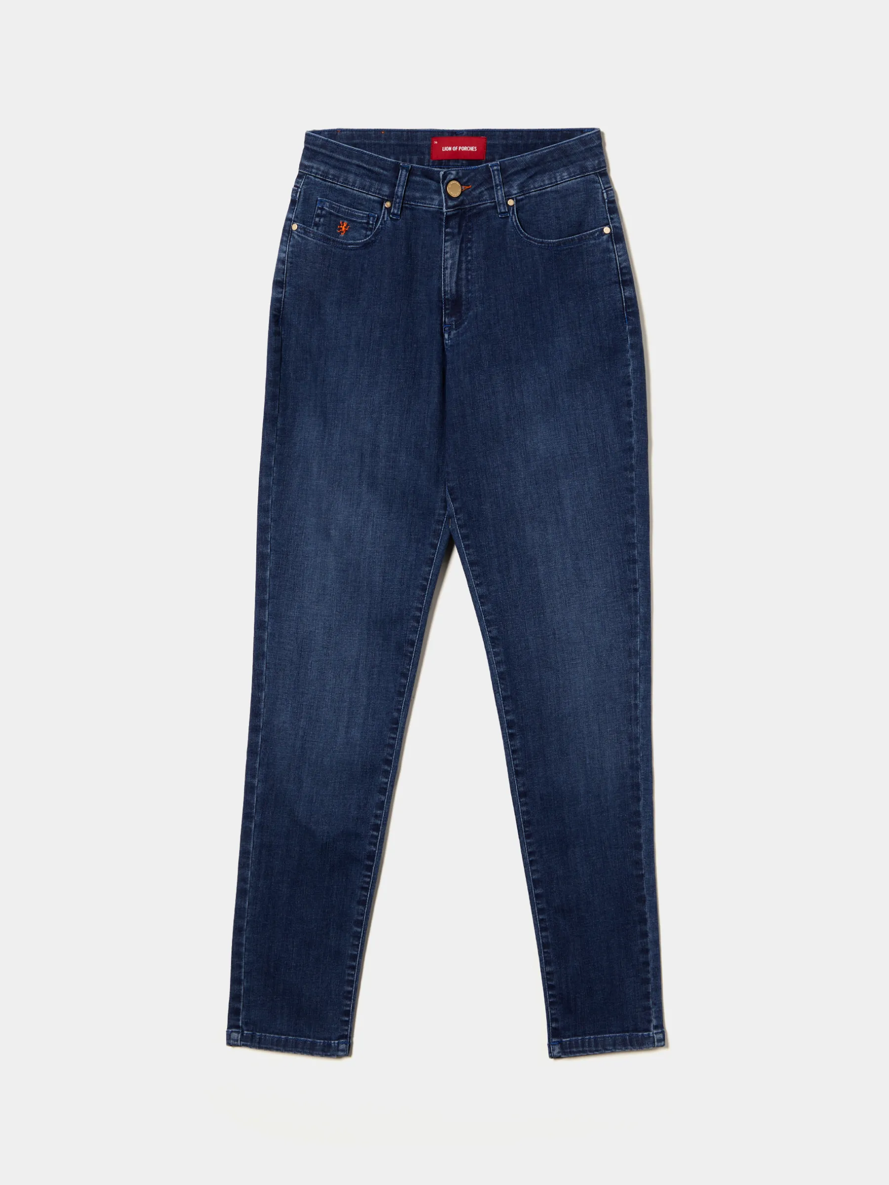 MULHER LION OF PORCHES Calças^Calças denim regular fit