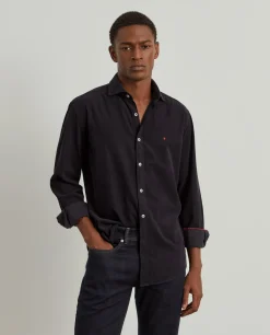 LION OF PORCHES Calças^Calças denim regular fit lavagem escura