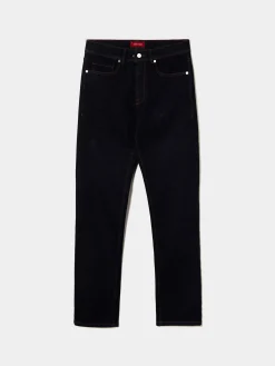 LION OF PORCHES Calças^Calças denim regular fit lavagem escura