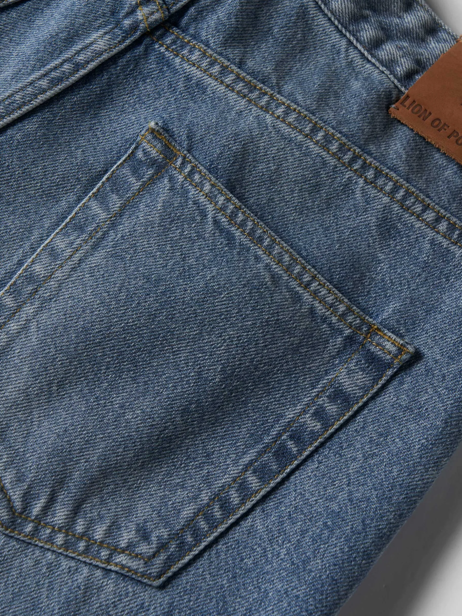 MULHER LION OF PORCHES Calças^Calças denim relaxed fit