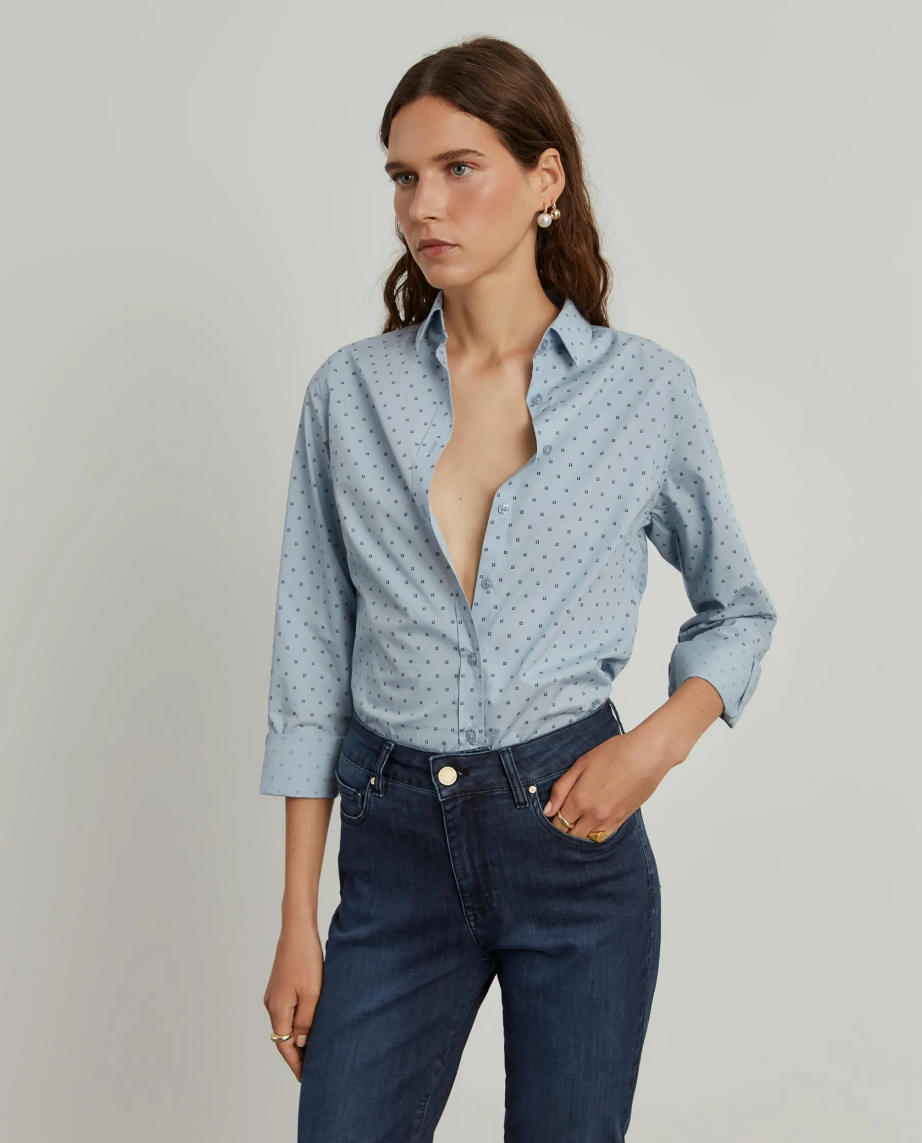 MULHER LION OF PORCHES Calças^Calças denim skinny