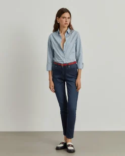 MULHER LION OF PORCHES Calças^Calças denim skinny