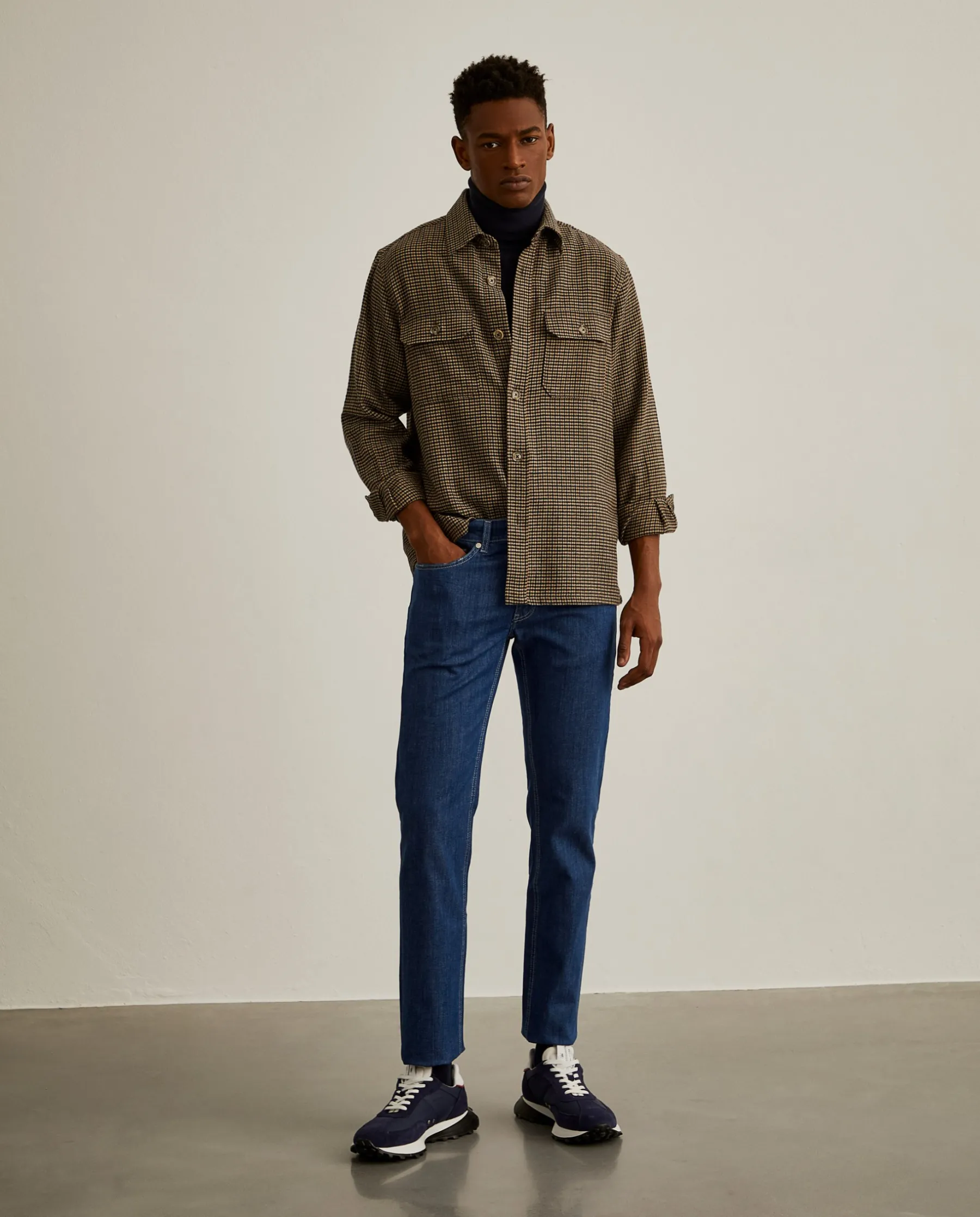 LION OF PORCHES Calças^Calças denim slim fit