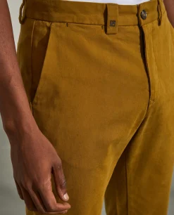 LION OF PORCHES Calças^Calças para homem chino slim fit em algodão stretch