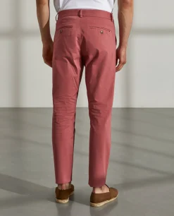 LION OF PORCHES Calças^Calças para homem slim fit chino de algodão stretch
