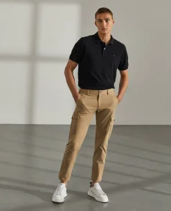 LION OF PORCHES Calças^Calças regular fit chino de algodão stretch