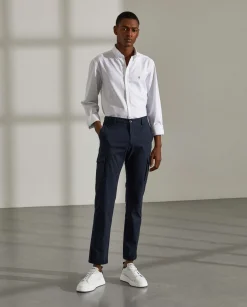 LION OF PORCHES Calças^Calças regular fit chino de algodão stretch