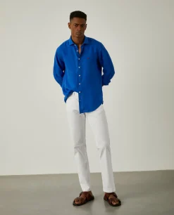 LION OF PORCHES Calças^Calças regular fit com cinco bolsos