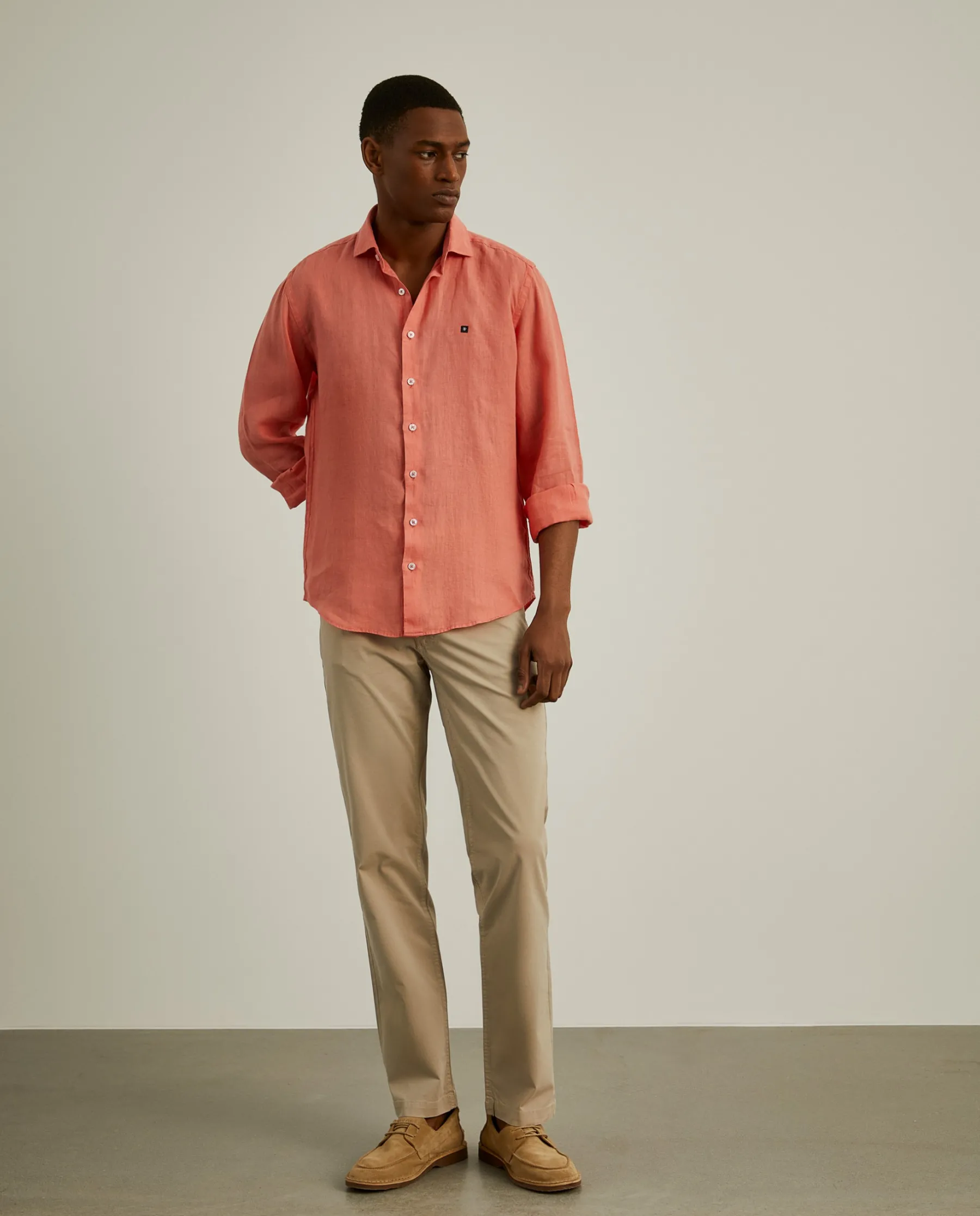 LION OF PORCHES Calças^Calças regular fit com cinco bolsos