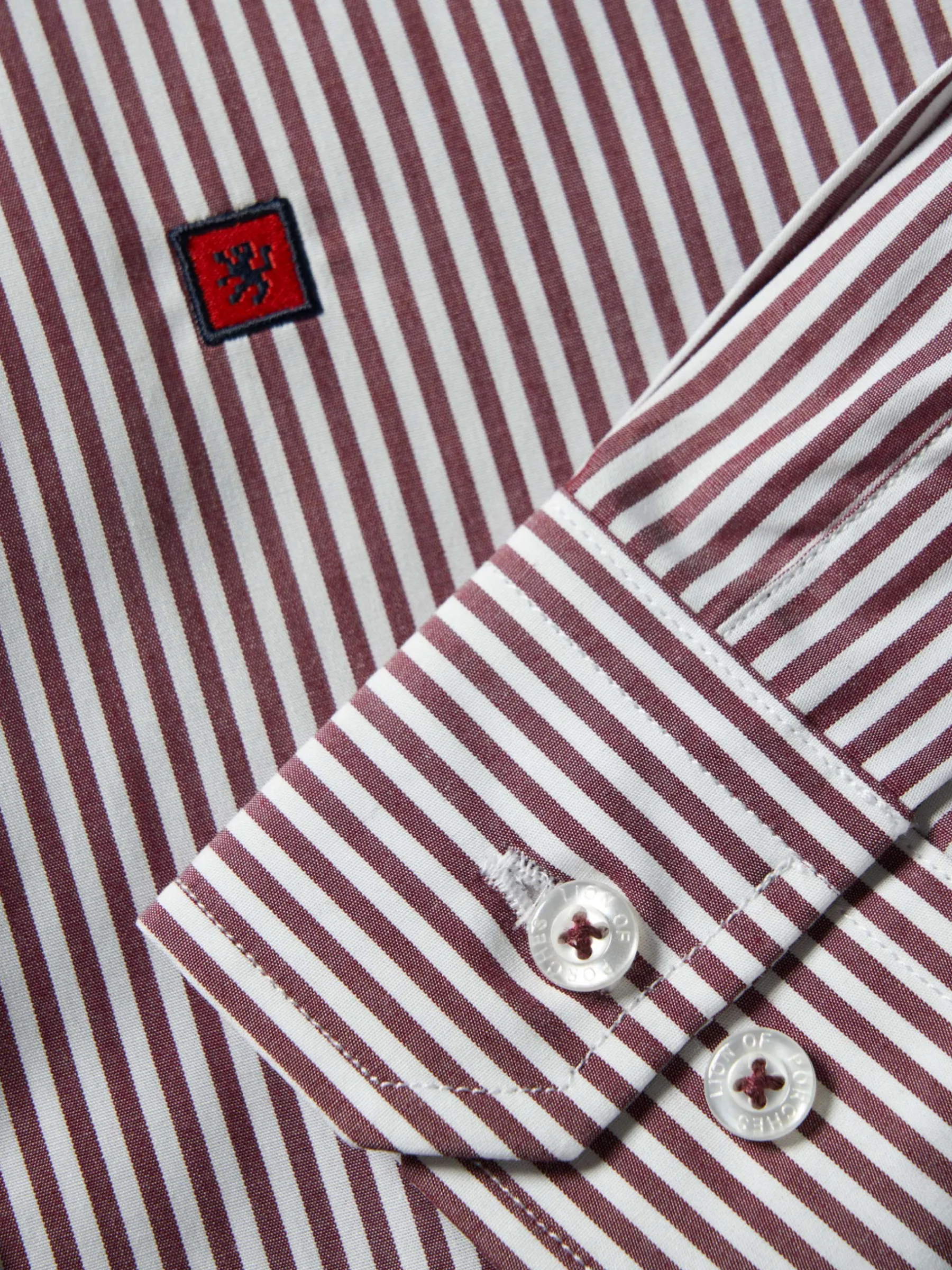 LION OF PORCHES Camisas^Camisa de riscas slim fit
