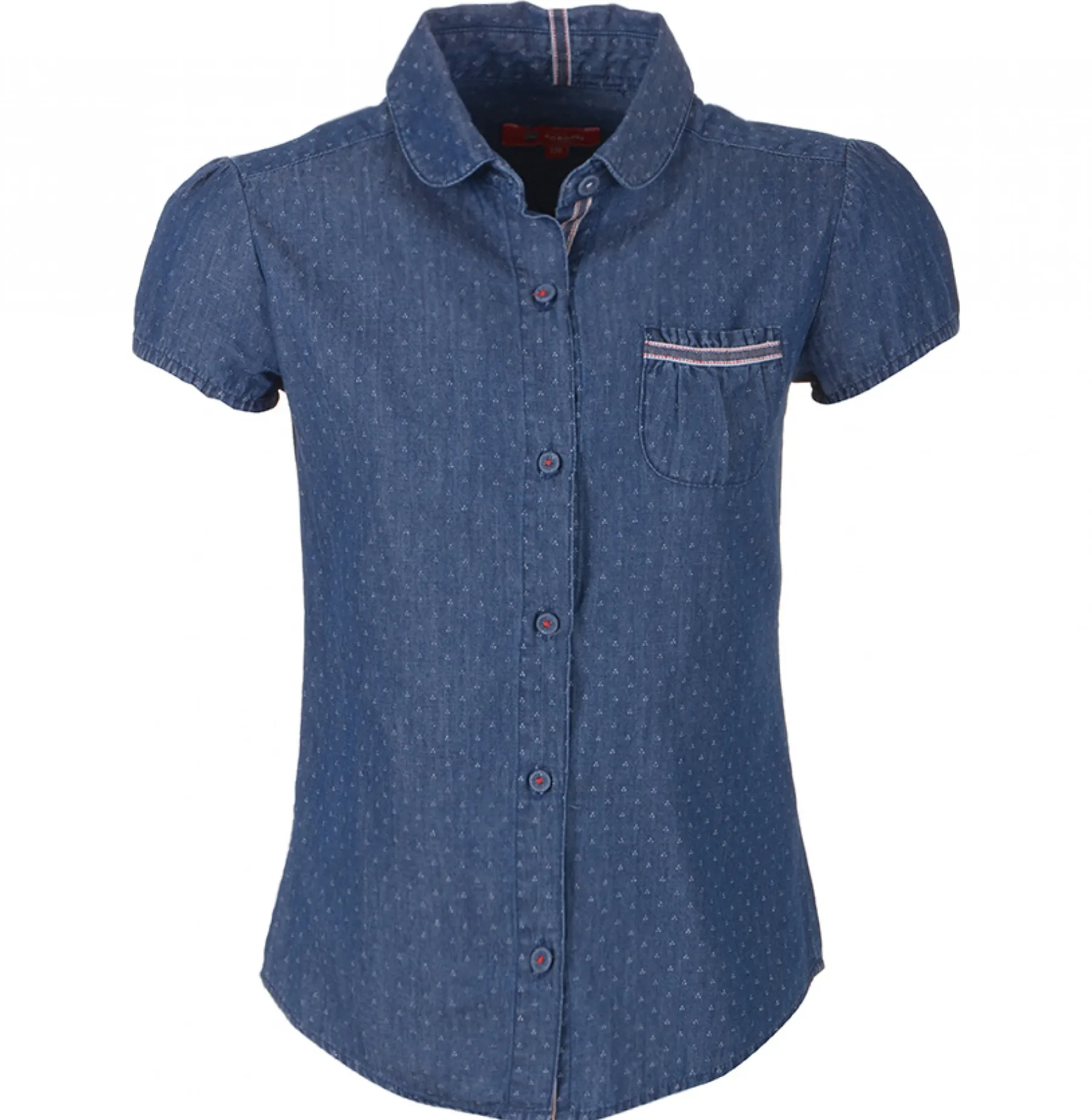 LION OF PORCHES Camisas / Blusas^Camisa Denim com Bolso