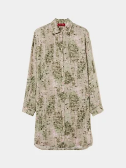 MULHER LION OF PORCHES Camisas^Camisa longa oversize com padrão abstrato