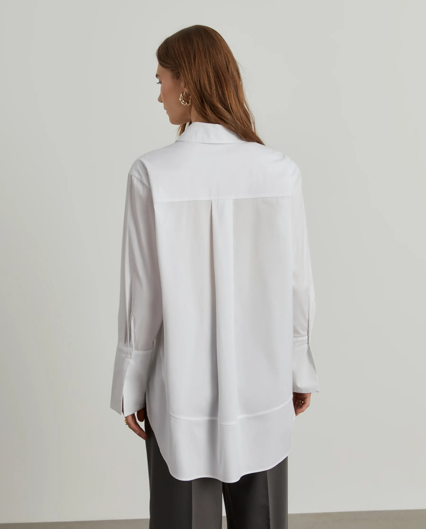 MULHER LION OF PORCHES Camisas^Camisa oversize assimétrica