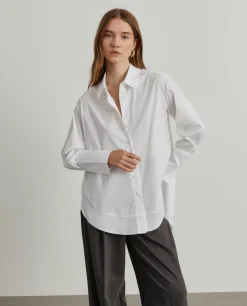 MULHER LION OF PORCHES Camisas^Camisa oversize assimétrica