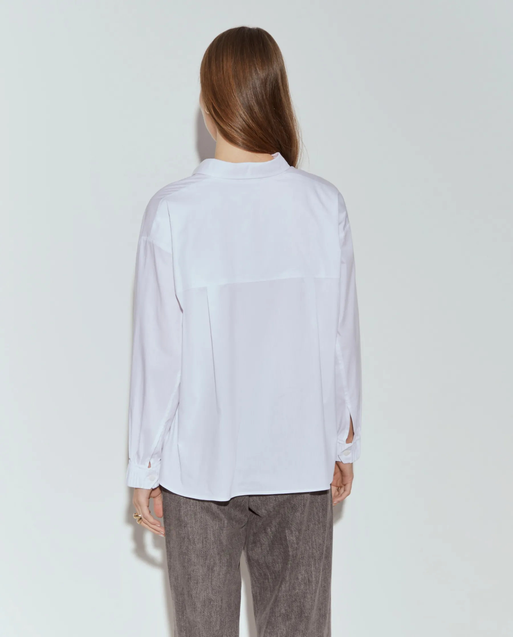 MULHER LION OF PORCHES Camisas^Camisa oversize em popeline