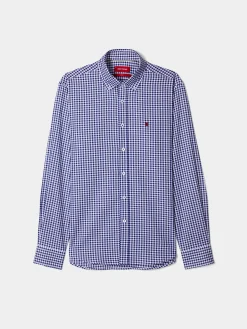 LION OF PORCHES Slim Fit^Camisa oxford aos quadrados slim fit