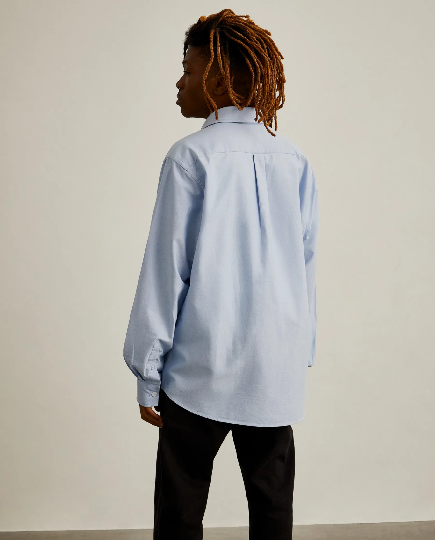 MULHER LION OF PORCHES Camisas^Camisa oxford com borboletas no bolso Lion x Killa