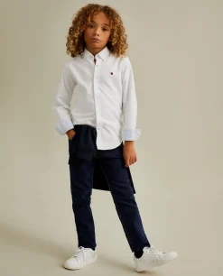 LION OF PORCHES Camisas^Camisa oxford em algodão