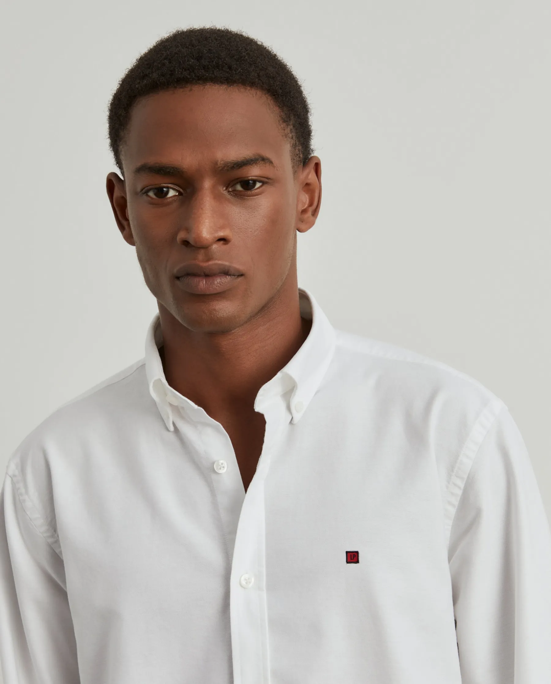 LION OF PORCHES Regular Fit^Camisa oxford regular fit de algodão