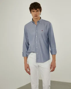 LION OF PORCHES Regular Fit^Camisa oxforf lisa regular fit