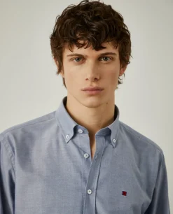 LION OF PORCHES Regular Fit^Camisa oxforf lisa regular fit