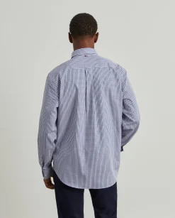 LION OF PORCHES Regular Fit^Camisa para homem regular fit de algodão com riscas