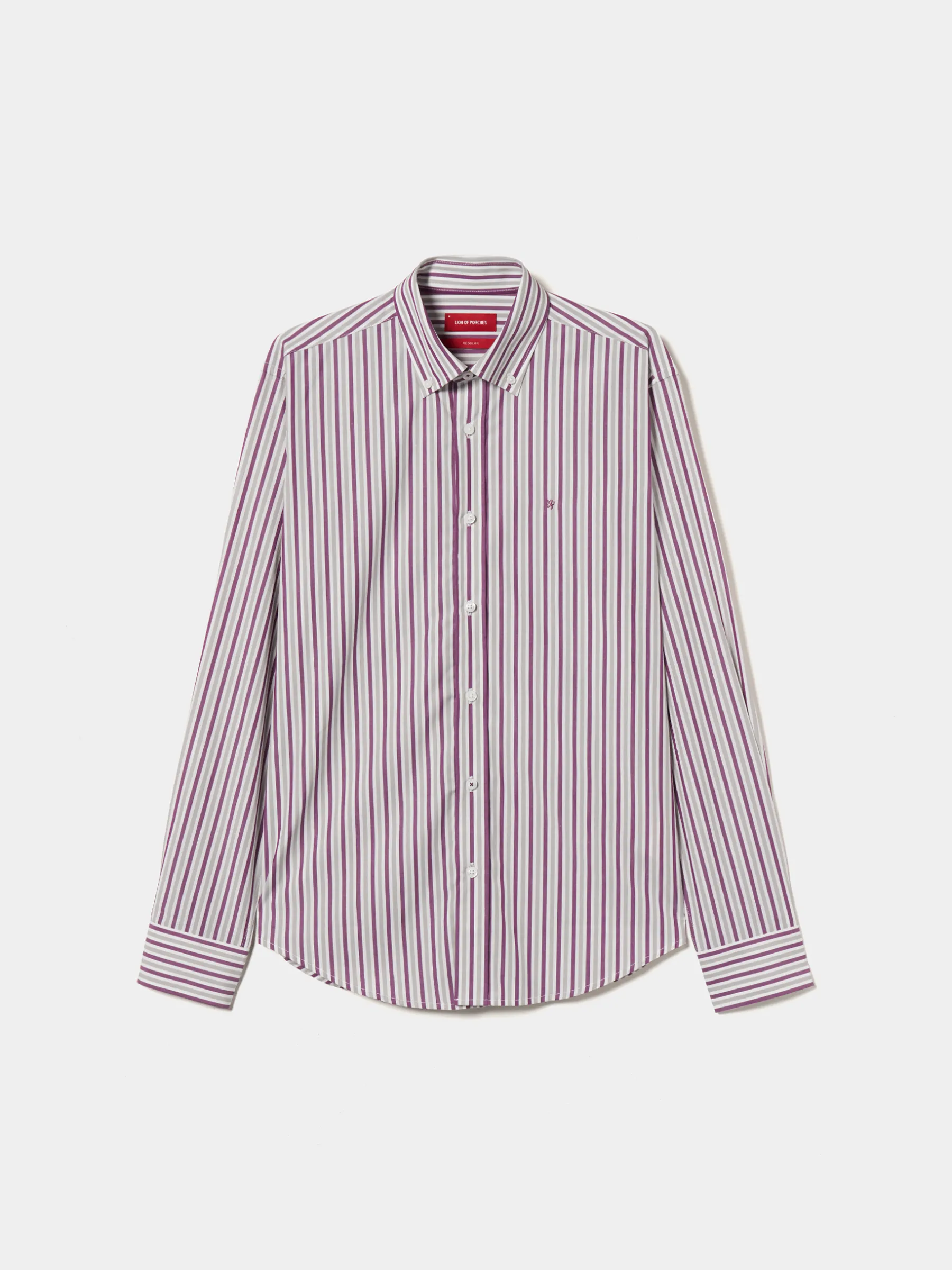 LION OF PORCHES Regular Fit^Camisa regular fit com padrão de riscas