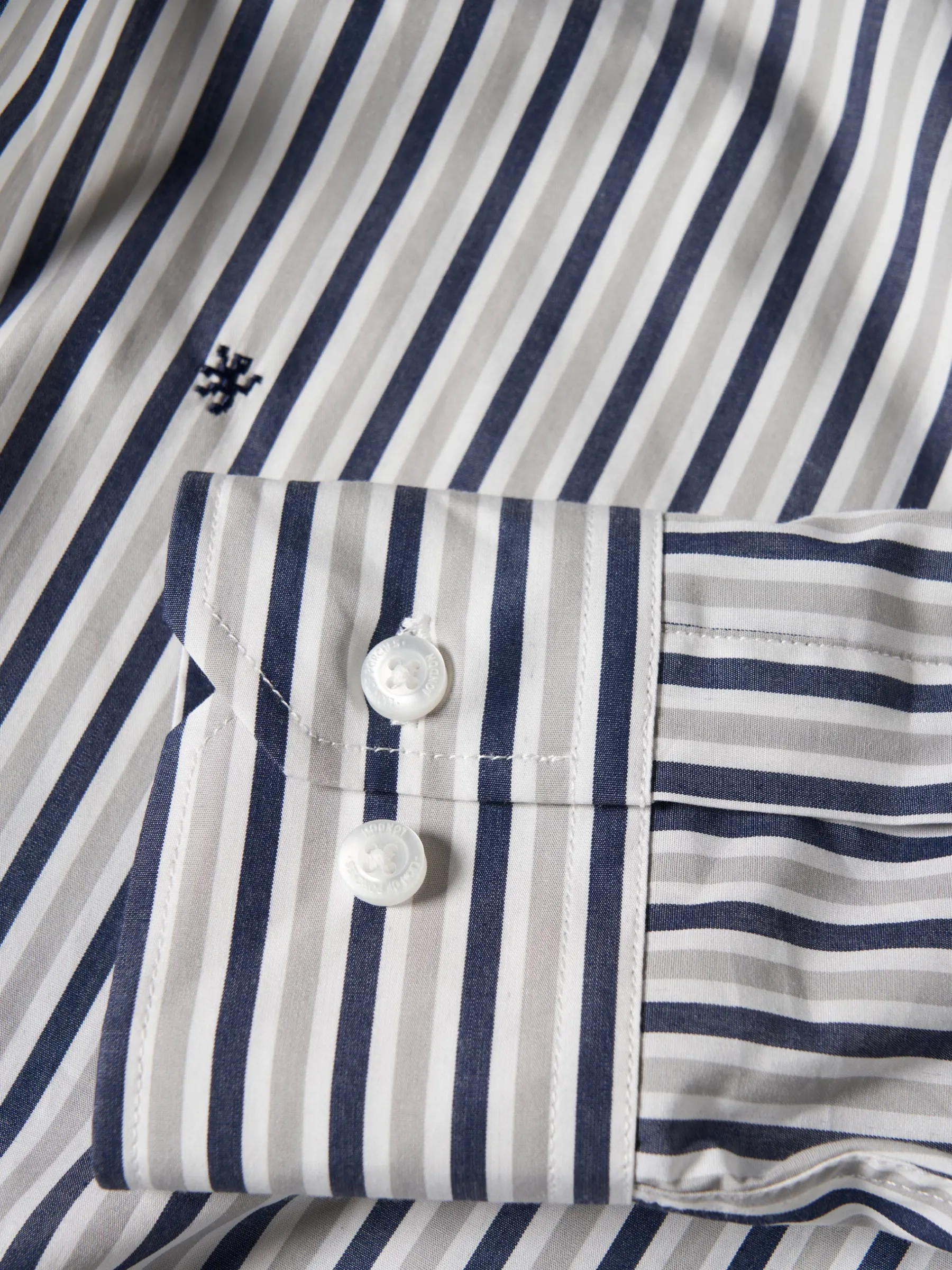LION OF PORCHES Regular Fit^Camisa regular fit com padrão de riscas