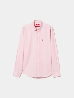 LION OF PORCHES Regular Fit^Camisa regular fit de algodão em cor lisa