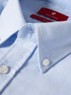 LION OF PORCHES Regular Fit^Camisa regular fit de algodão em cor lisa