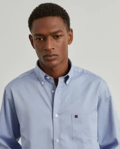 LION OF PORCHES Regular Fit^Camisa regular fit de algodão em cor lisa