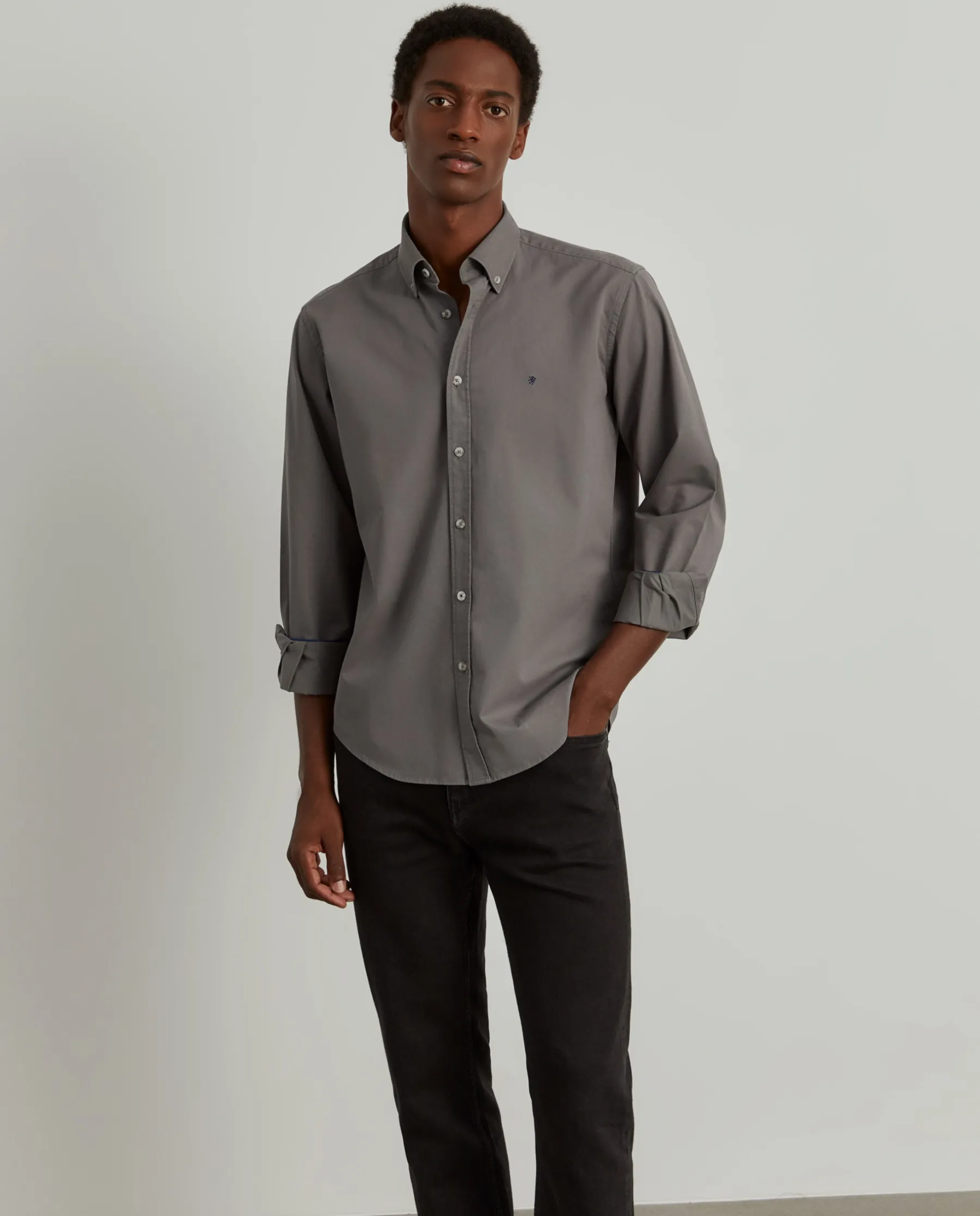 LION OF PORCHES Regular Fit^Camisa regular fit de algodão