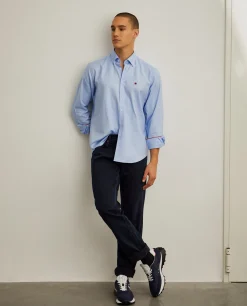 LION OF PORCHES Regular Fit^Camisa regular fit em tecido oxford