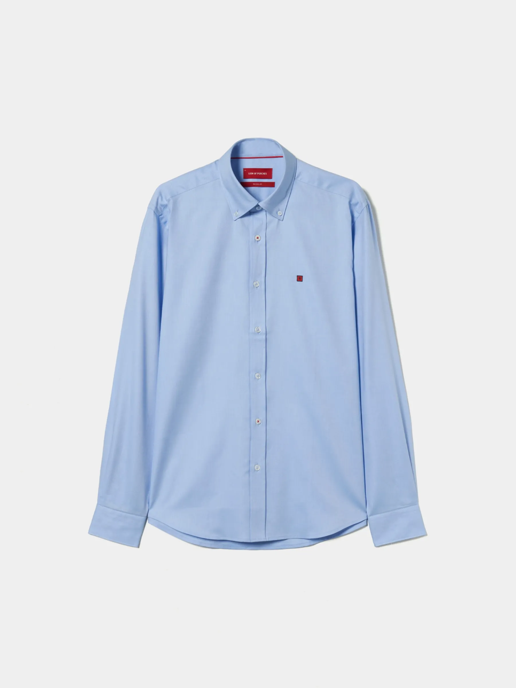 LION OF PORCHES Regular Fit^Camisa regular fit em tecido oxford