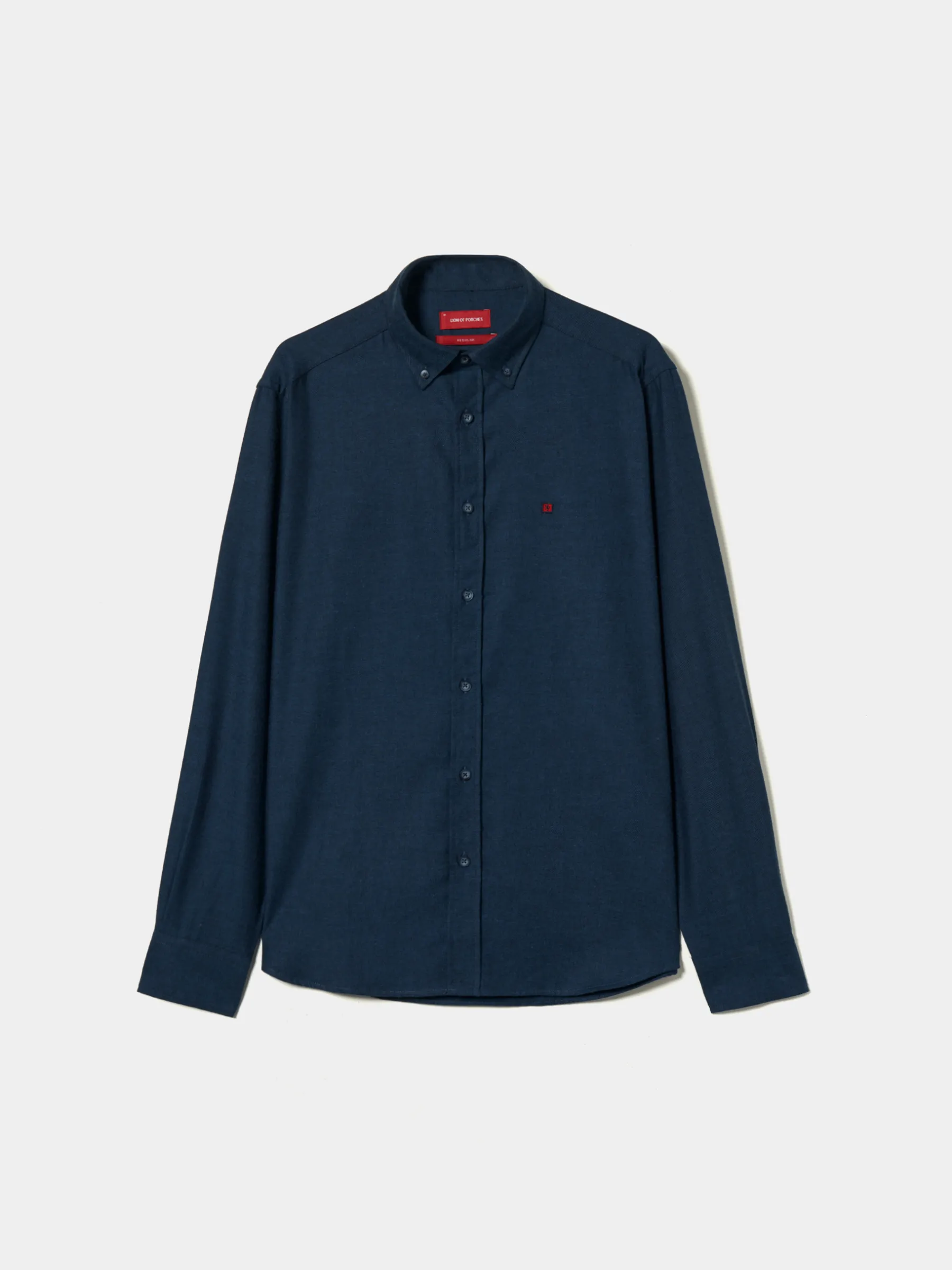 LION OF PORCHES Regular Fit^Camisa regular fit flanela
