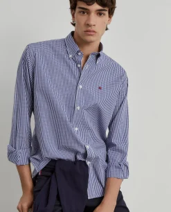 LION OF PORCHES Regular Fit^Camisa regular fit quadrados